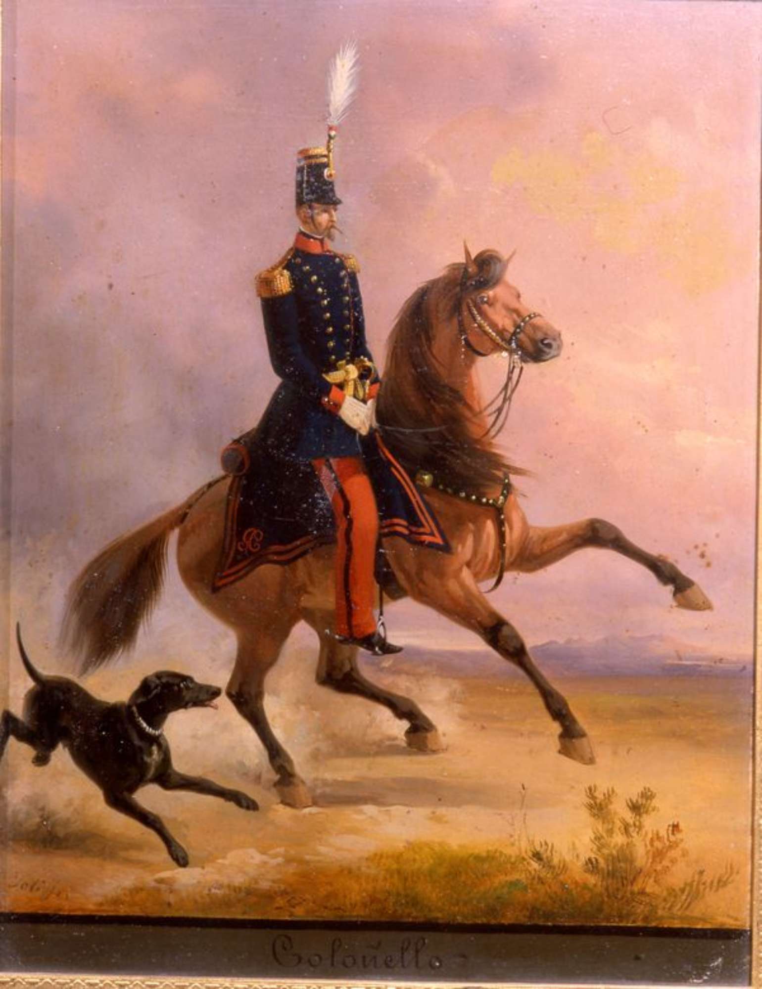 Faustino Joli, Colonnello della Guardia civica bolognese, 1849 ca.